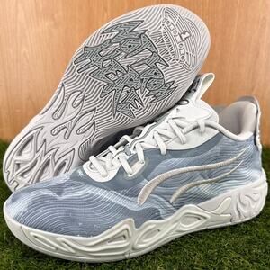 PUMA LaMelo Ball MB.04 Lo Team Feather Grey Basketball 312174-03 Men's Size 11